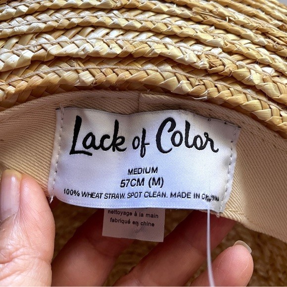 Lack of Color Mira Wide Brimmed Boater Straw Hat - Medium | eBay