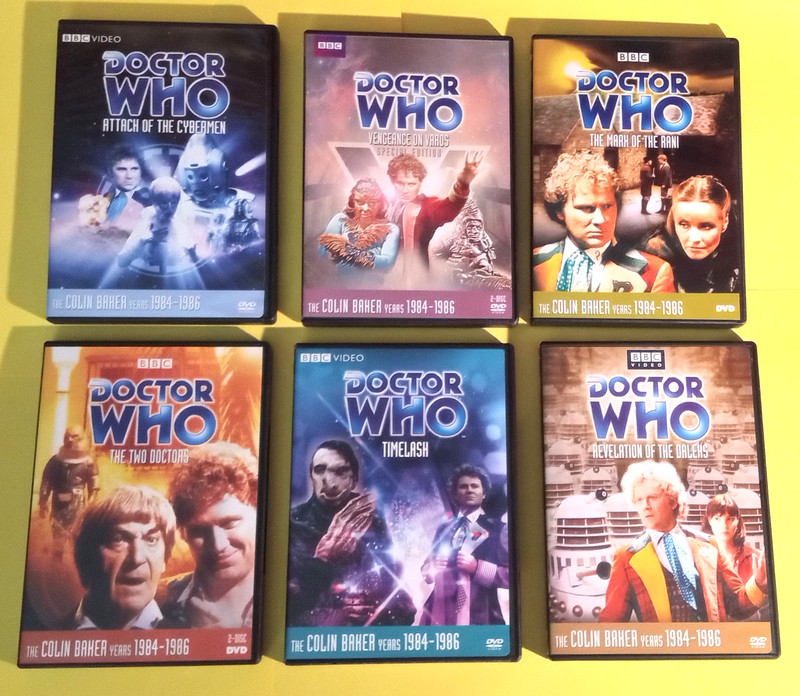 Doctor Who 6 DVD Season 22 Colin Baker 