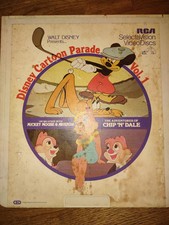 Walt Disney-"Disney Cartoon Parade Vol. 1" RCA Selecta Vision CED Video Discs