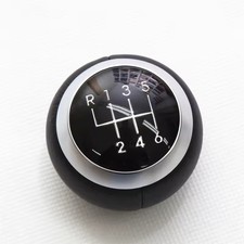6-Speed Leather Gear Shift Knob for Hyundai Veloster 2014–2016