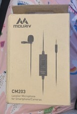 Professional Lavalier Lapel Microphone for Smartphone Camera PC DSLR Vlogging