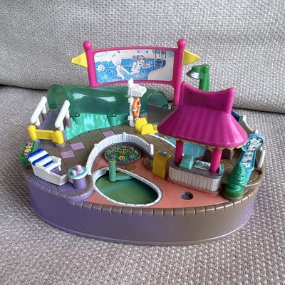 Polly Pocket Magical Swim Magnetspiel Pool 1997 Bluebird - ohne Figur