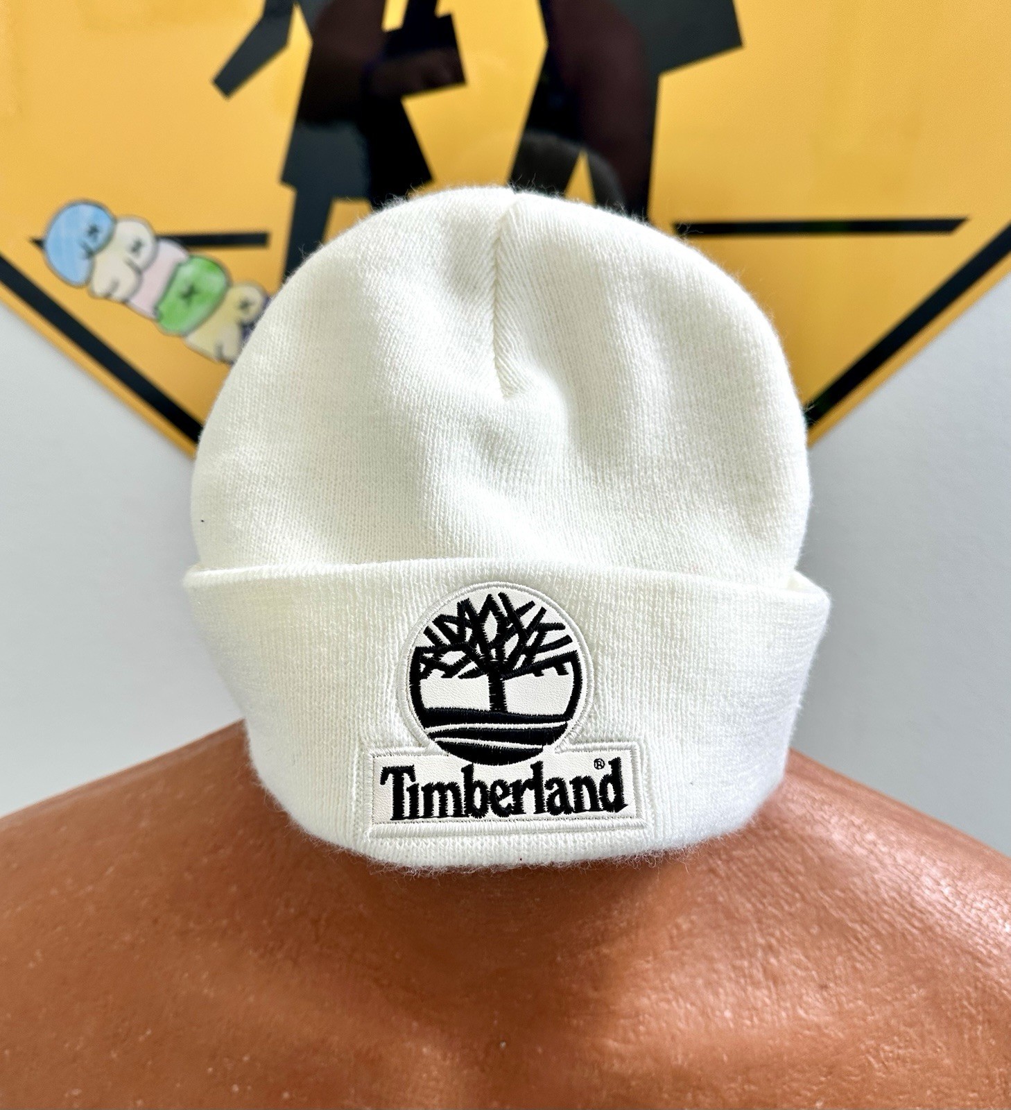 Supreme x Timberland Logo Beanie Winter Hat