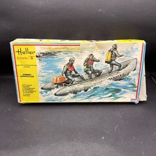 Frogmen Sommozzatori 1/35 Heller Plastic kit Military Figures Soldatini 135 '70