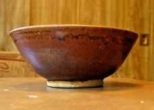 Signed Studio Pottery Bowl stoneware by Cocoa Marie 7” Wide x 3” High Vintage