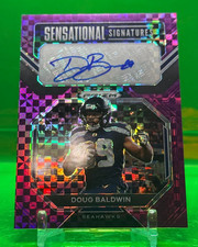#38/49 2023 AUTO Doug Baldwin Prizm PURPLE POWER REFRACTOR Signatures