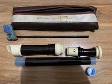 Zen-on Recorder Alto 1300B with Case