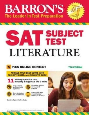 Barron's SAT Subject Test Literature, 7th Edition - Paperback - VERY GOOD