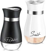 Salz Und Pfefferstreuer 2Er Set 120Ml Glas Edelstahl Deckel KüChenzubehöR