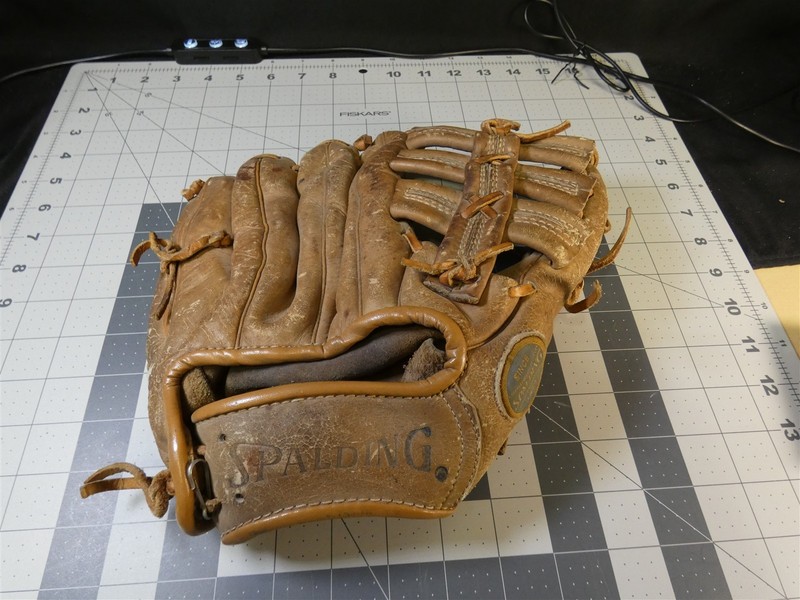 Vintage Baseball Equipment Premier Catchers Mask Spaulding Fielder's Choice Mitt