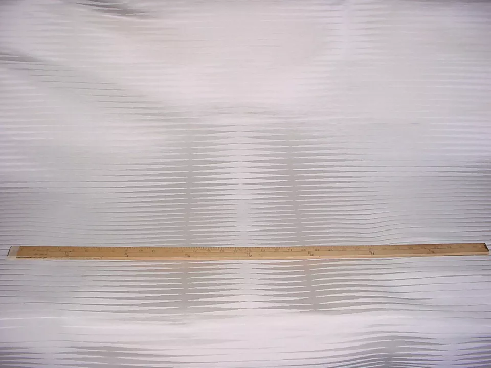 Ralph Lauren LFY67760F Ayumi Damasco Blanco Perla Seda Cortinas Tela Tapicería Foto 2 de 4