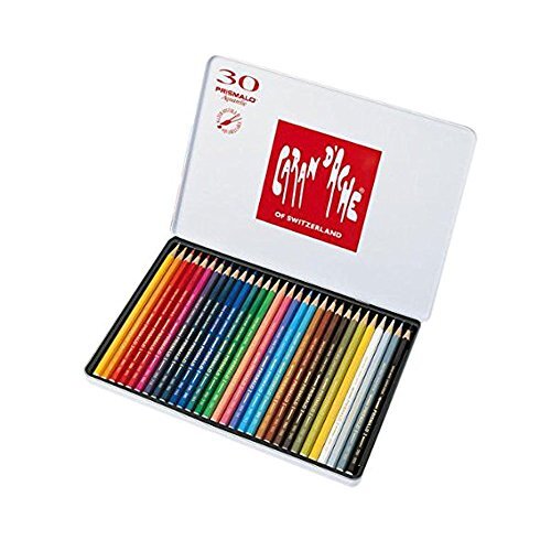 Caran d'Ache PRISMALO Aquarelle 30色 Caran d'Ache Prismalo Aquarelle Coloured Water-soluble Pencil