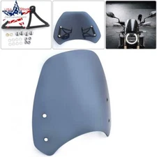 Motorcycle Headlight Windscreen Windshield W/ Bracket Kit For Honda CB650R 19-21