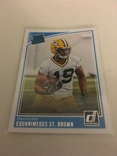 2018 Donruss EQUANIMEOUS ST. BROWN RC