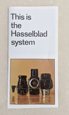 HASSELBLAD CAMERA SYSTEM CAMERA BROCHURE - 500C/M - SWC - 500EL/M