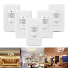 180° LED Infrared PIR Motion Sensor Detector Outdoor Wall Light Switch 110V