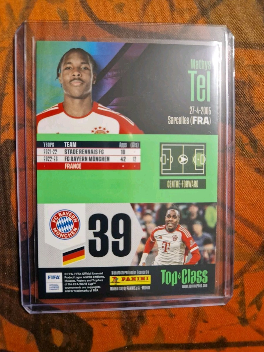 Topps Mathys Tel 49枚限定 カード Match Attax CL 24/25 Champions League 2024/2025 455 - Mathys