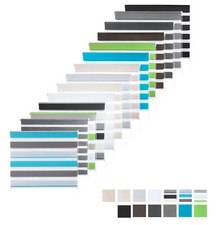 Duo Rollo Doppelrollo Klemmfix ohne Bohren Rollo Fenster Tür Seitenzugrollo #941