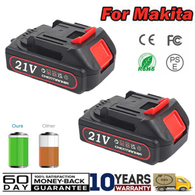 1/2PACK 21V Rechargeable Lithium Battery 1300mAh