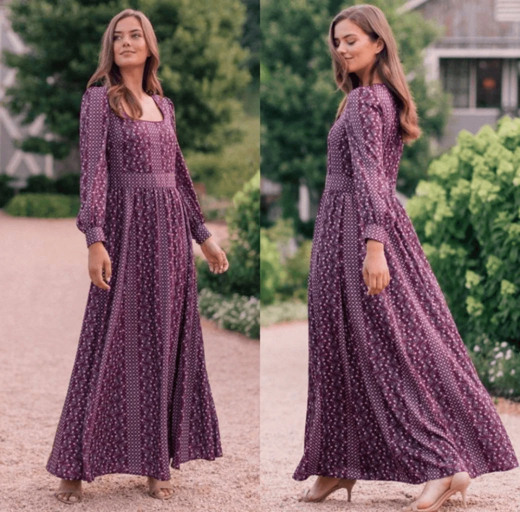 Square hotsell maxi dress