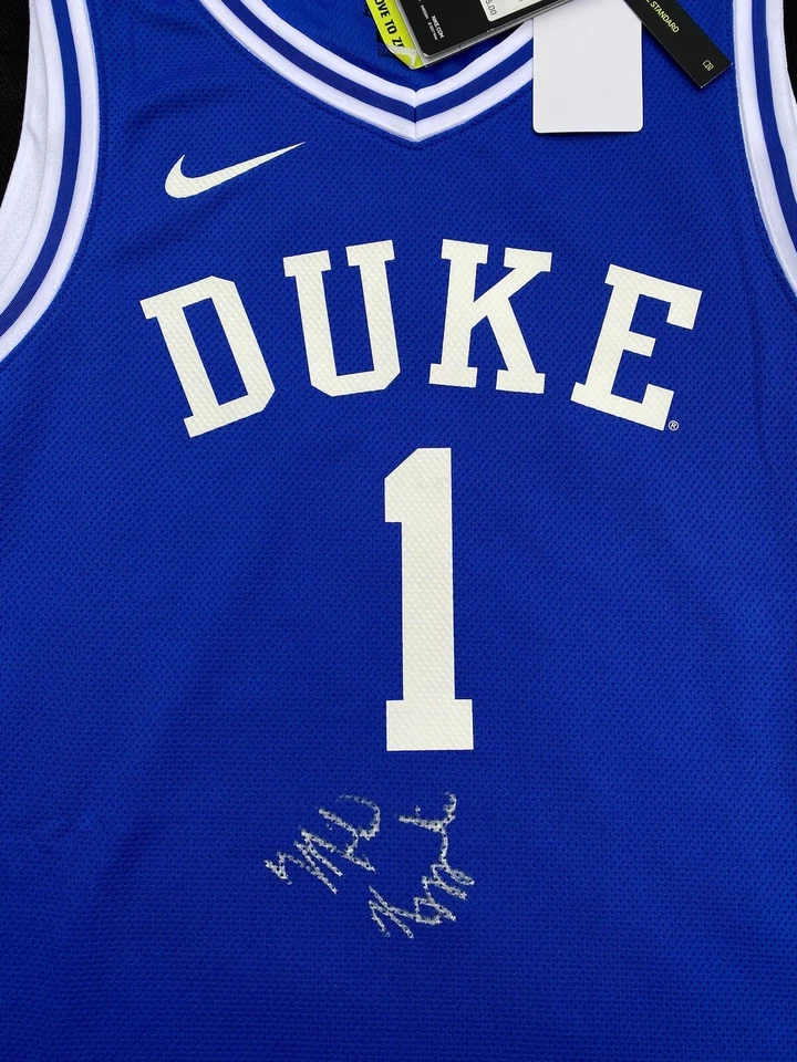 MIKE KRZYZEWSKI COACH K SIGNED NIKE DUKE BLUE DEVILS BASKETBALL JERSEY PSA/DNA - Image 2 of 4