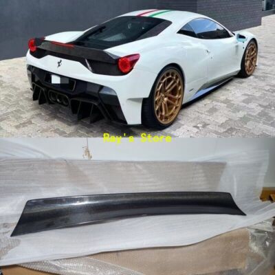 Carbon Fiber Rear Trunk Spoiler Wing For Ferrari 458 Italia Spider MSY ...