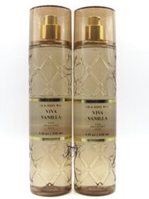 BATH BODY WORKS VIVA VANILLA FRAGRANCE MIST BODY SPRAY 8 FL OZ LOT OF 2 PCS