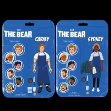 The Bear TV Show Carmy Sydney as Action Figures Stickers