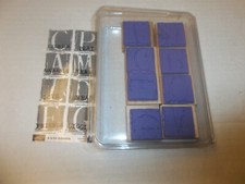 Stampin Up 2006 A Is For Adorable 8 Wood Mounted Rubber Stamp Set