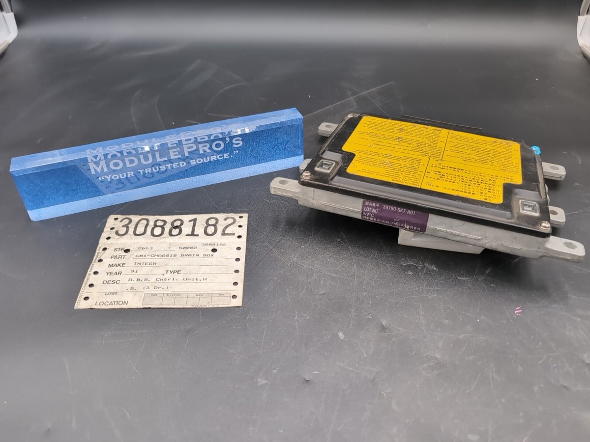 ABS CONTROL MODULE ACURA INTEGRA 1990 1991 1992 1993 39790-SK7-A01