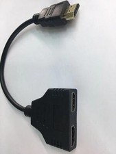 Adattatore convertitore sdoppiatore da un HDMI maschio a due HDMI femmina video
