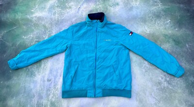 Vintage Tommy Hilfiger Men's Hooded Jacket Size L.