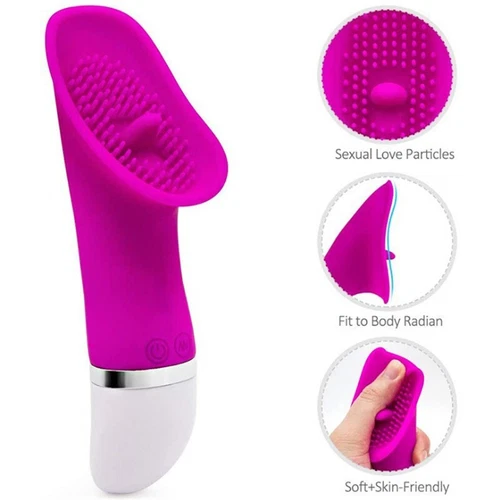 Mini Powerful Bullet Shape 10 Speed Vibrating Neck Body Women Massage Personal - Picture 4 of 12