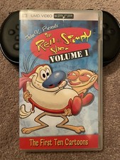 The Ren and Stimpy Show VOL 1 The First ten Cartoons PSP UMD VIDEO Tested Works