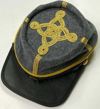 CIVIL WAR CONFEDERATE CS COLONEL MAJOR CAVALRY OFFICER KEPI FORAGE- ALL SIZES