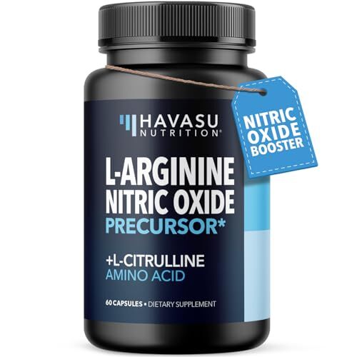 L ARGININE Nitric Oxide Booster Endurance Energy Heart Support 60ct HAVASU N 
