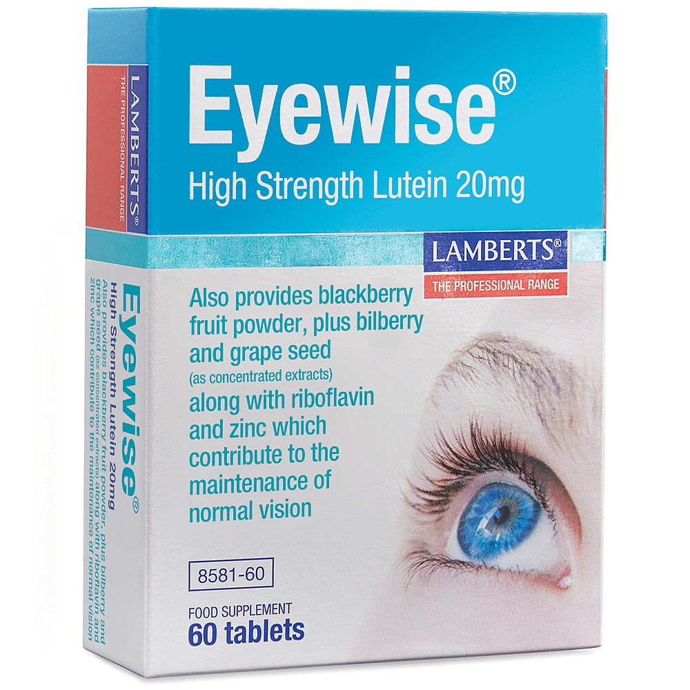 Lamberts Eyewise Dosis Alta Luteína 20Mg 60 Pastillas, 673,75€ / 1000G