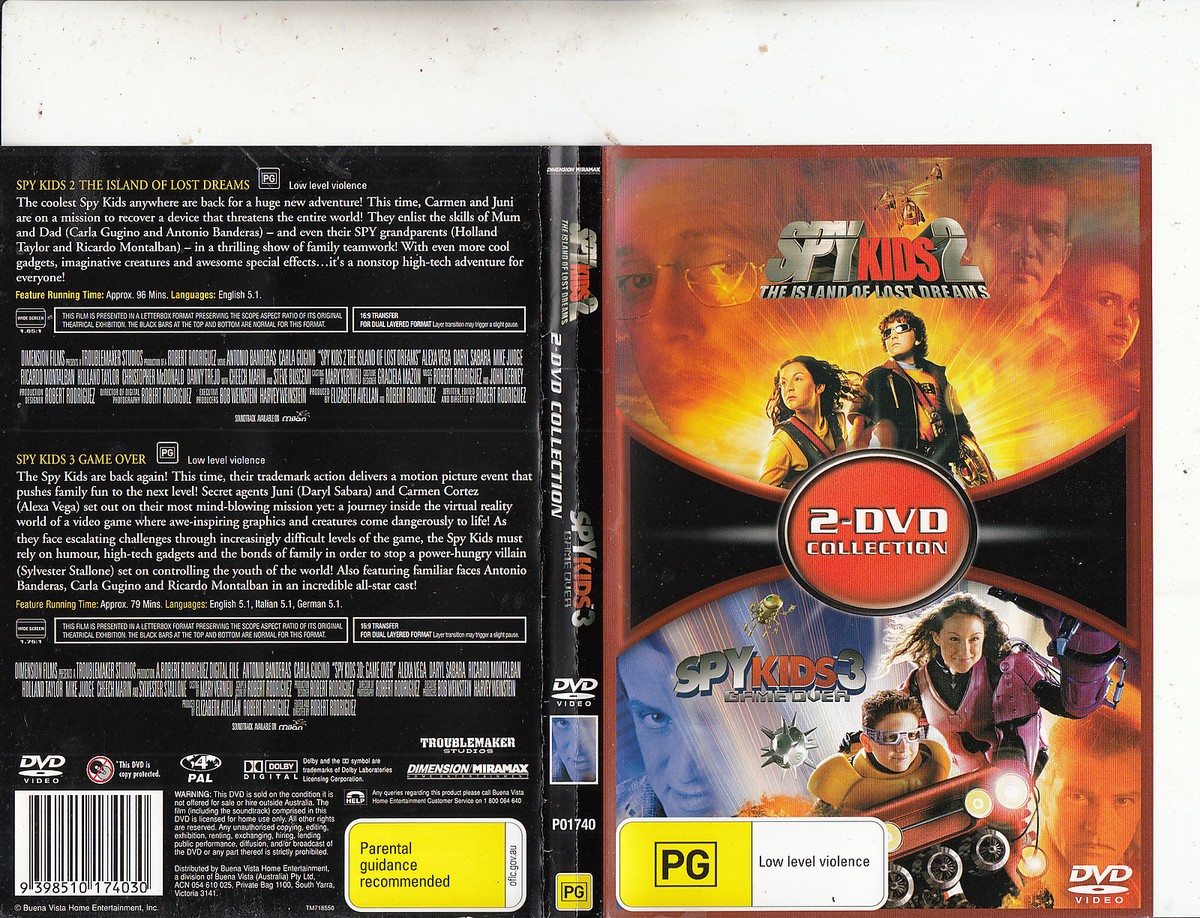 Spy Kids 2:The Island of Lost Dreams-2002-Alexa Vega/Spy Kids 3