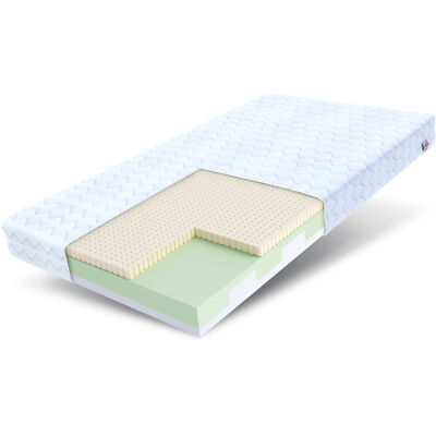 Matratze 90x190 cm CORATO H2 H3 Latex HR Kaltschaum Kindermatratze 7 Zonen 10 cm