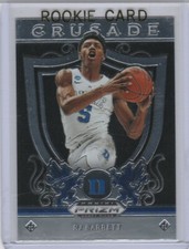 RJ BARRETT ROOKIE CARD Basketball New York Knicks Panini Prizm Crusade RC FOIL