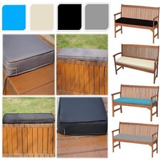 Garden Bench Pad Outdoor Waterproof Fabric 2 Seater Furniture Swing Seat Cushion