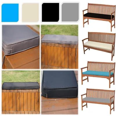 Garden Bench Pad Outdoor Waterproof Fabric 2 Seater Furniture Swing Seat Cushion