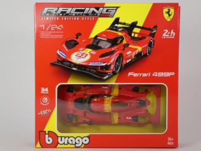 Burago Bburago Kit Ferrari 499P #51 Winner 24h Le Mans 2023 1/24 18-26583