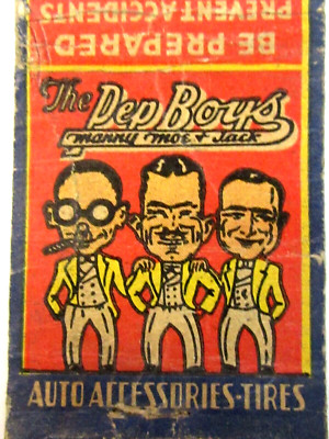 1962 年ビンテージPep Boys カタログ１冊 vintage THE PEP BOYS Auto Supplies Matchbook cover w/striker wb | eBay