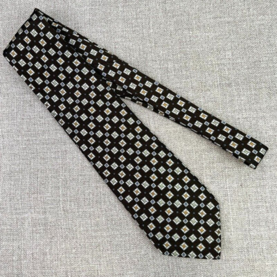 Bruno Piattelli Tie Men Silk Woven Polka Dot 60x4 USA Geometric Work Party Nw