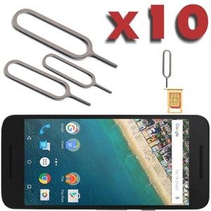 10 X Metal Sim Pin Ejector Card Removal Tray Opener Tool For Lg G5 Nexus 5 5x Ebay