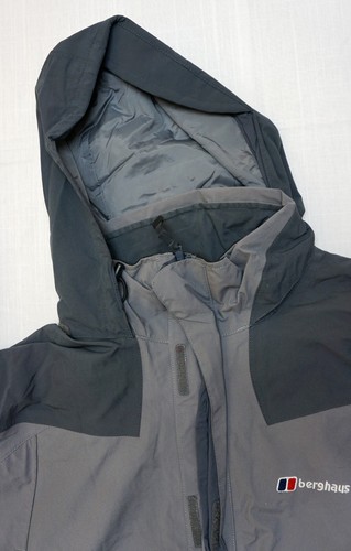 Berghaus GORE-TEX Mens Jacket Outdoor Hooded Wind & Waterproof Hiking Grey, XXL - 第 6/18 張圖片