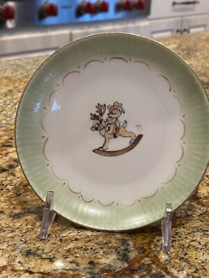 JLMenau Graf Von Henneberg White Porcelain Childs trinket dish. German Republic