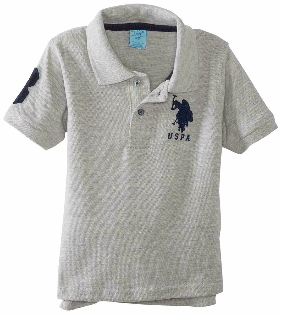 U.S. POLO ASSN. LITTLE BOY S SOLID SHORT SLEEVE POLO SHIRT LIGHT