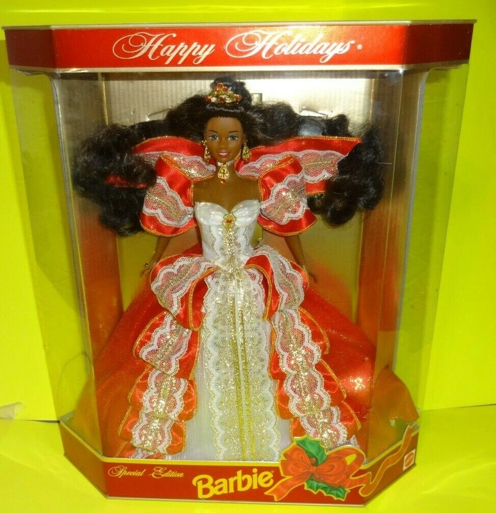 BLACK HOLIDAY BARBIE (1997) Special 10th Anniversary Edition NRFB